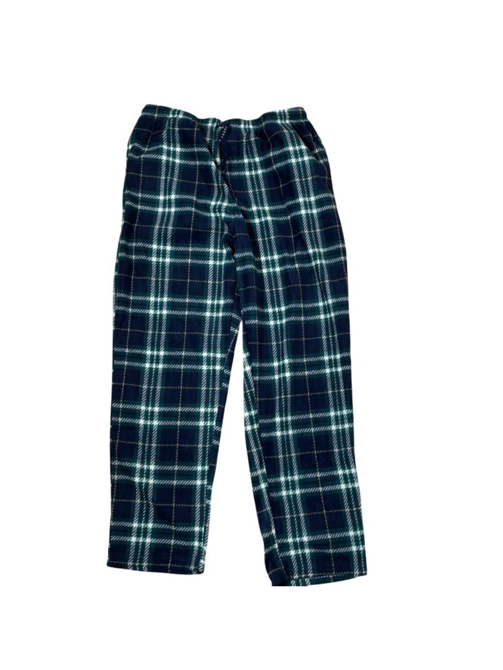 Perry Ellis Portfolio Men's Plaid Fleece Pajama Pants Sz LG Comfort Relax